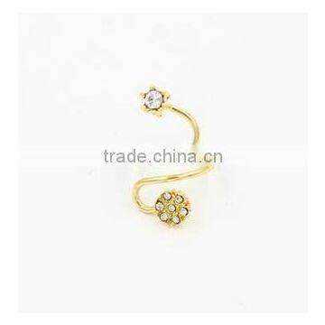 Favorite Retro Texture Black Gem Ring Jellyfish Shape Personality Ring for Lady photo-5