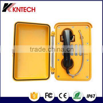 Kntech special service telephone set Robust aluminium alloy sos emergency telephone KNSP-01 waterproof telephone