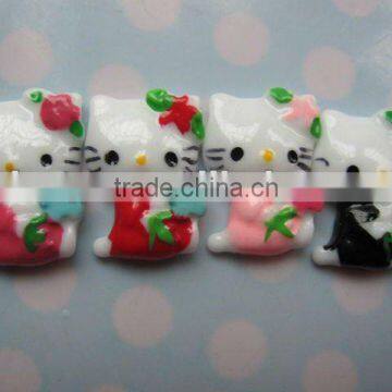 Hello kitty -DIY flat back resin craft for decoration