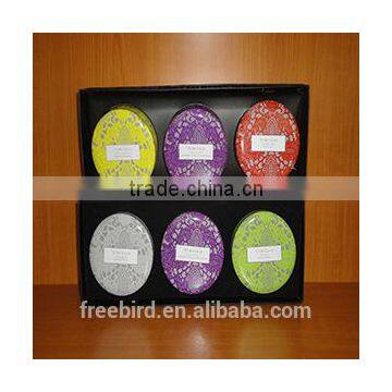 Five Colors Tin Candles Set In Luxury Gift Box for Christmas photo-6