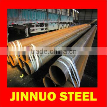 ERW black steel pipe price for pe