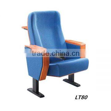 Theater Chair Furniture Wholesale Folding Chairs With Writing Pad Auditorium Chair on Sale LT80