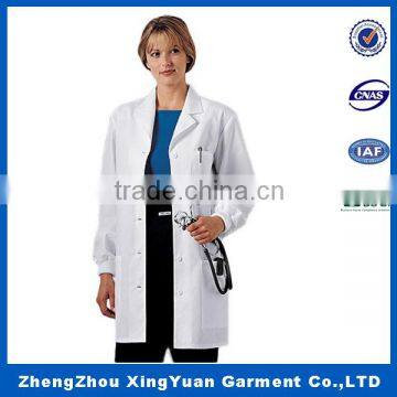 2015 quality white hospital doctor lab coats