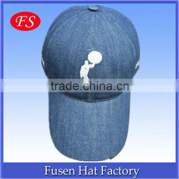 Cotton Denim Golf Cap Hat