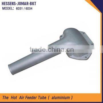 new products construction machinery parts air feeder tube 6D31