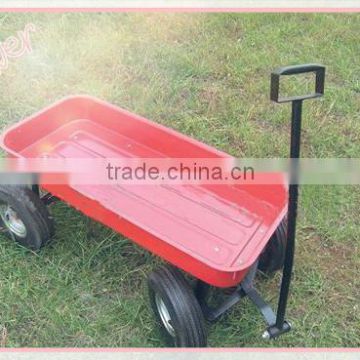 Garden tool trolley,plastic hand cart with four wheels