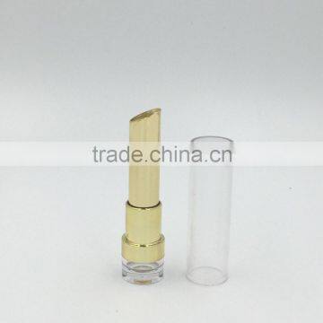 Glossy Cylinder Liquid Empty Lipstick Tube Gold Lipstick Tube photo-2