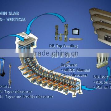 Continuous casting machine measurement instrument