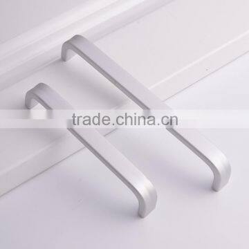 Modern sliver Space aluminum u shaped furniture hardware accessories bedroom wardrobe dresser drawer pull