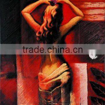 High quality nude fat women oil painting canvas art