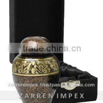 Avondale Brown Patina 3" Brass Keepsake Urn