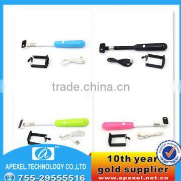Self-portrait Shutter Controller / Handphone clip / Handheld monopod Stainless Steel Flexible Monopod CL-75