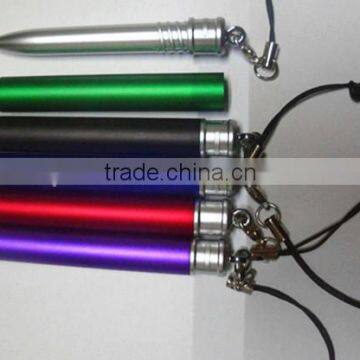 2 in 1 Short tylus Pen and ballpoint pen for IPad iPod Touch iphone 3G 3GS 4G 4S