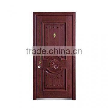 Fusim Steel Wooden Door by chinese yongkang factory