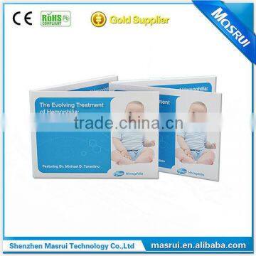 A6 Video Brochure for Health Care With 4.3inch LCD Screen,Speaker,Battery