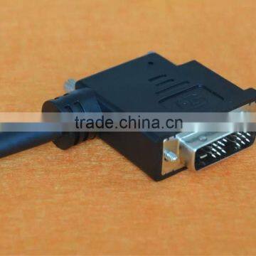 VGA to right angle L type 90 degree DVI Cable