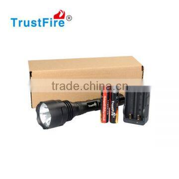 Trustfire high lumen 1600lm flashlight over 500m lighting range