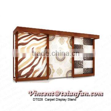 push-pull carpet display stand/ Triple carpet display stand/rug display stand-DT028