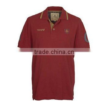 Logo applique polo shirts