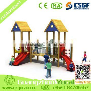 used kids wooden outdoor children playground slides equipment for sale