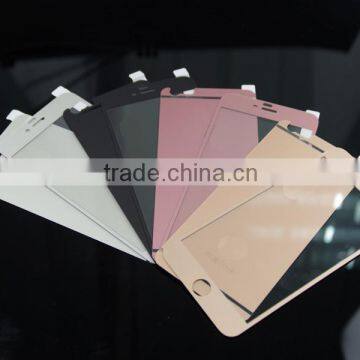 Color Screen Protector Front Back Tempered Glass Screen Protector Skin for IPhone 6 6 Plus photo-3