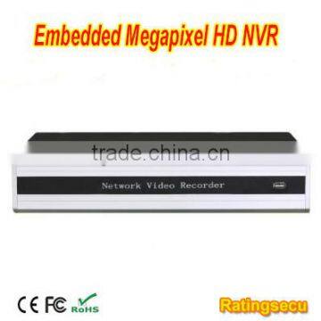 16 inch embedded nvr supporting ONVIF for ip camera