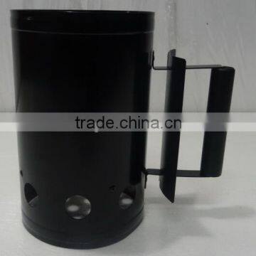 17cm chimney starter, wooden handle