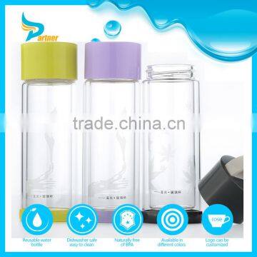 New Design Healthy Drinking Round 50 Cl Balm Mineral Water Glass Bottle