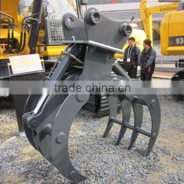 Hitachi Zx360lch Excavator Hydraulic Rotating Grapple Stone Grapple photo-5