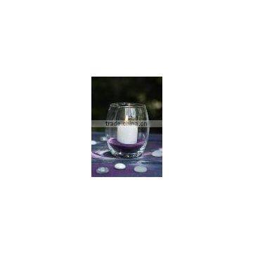 wholesale glass Optic Votive Holders for wedding tea light