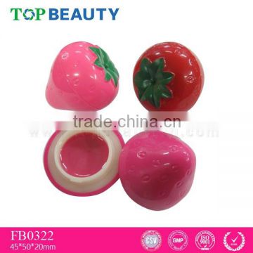 FB0322 strawberry fruit shape lip balm