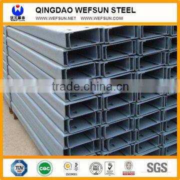 Wefsun Hot Rolled C Channel /Chinese Standard C Channel