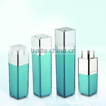 acrylic square airless lotion bottle for skin care, cosmetic bottle