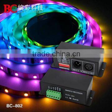 BC-802-1809 DC5V-24V dream color TM1809 dmx decoder ic 1809 dmx controller led DMX driver DC5V-24V