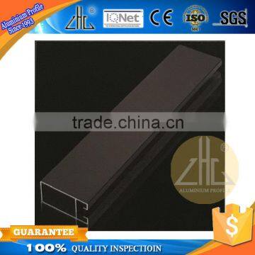 Hot! aluminum profile of anodizing black matt, t5 housing sliding aluminum profiles