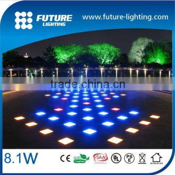 DMX LED floor tile light led colorful brick light IP67 outdoor led paver light