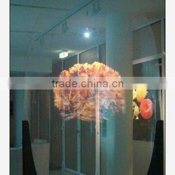 VICTORY 30m*1.524m transparent holographic rear screen