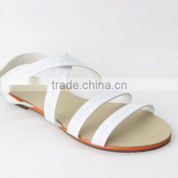 latest best selling elegant fashion flat summer sandal 2015