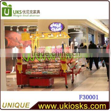 ISO14000 Certificated Custom made Chinese new year celebration mobile candy cart popular with children