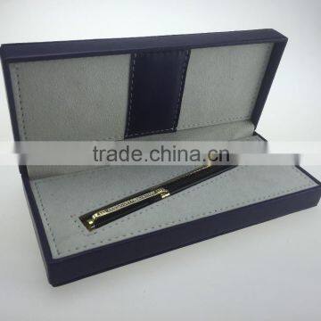 Blue color fancy professional cardboard pen gift box for sale