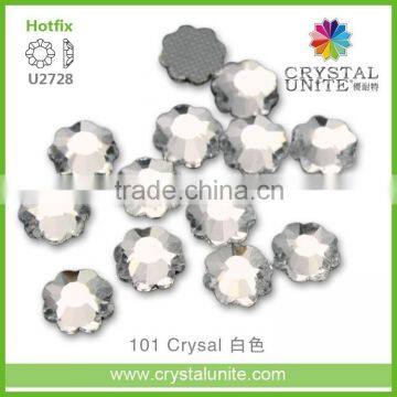 Flower Flat Back Fancy Hotfix Crystal U2728