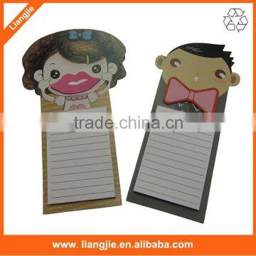 Sticky memo notepad refrigerator magnet sticky memo pad