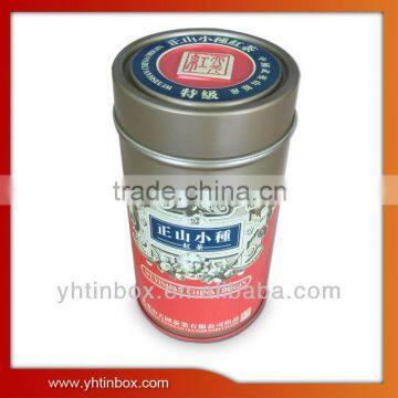 Black tea tin box