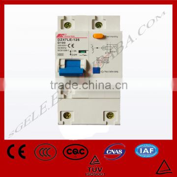 NC100LE 100A 125A ELCB RCCB earth leakage circuit breaker