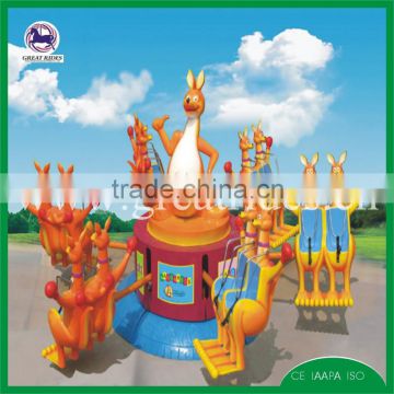 attractive amusement park happy jumping kangaroo rides for sale