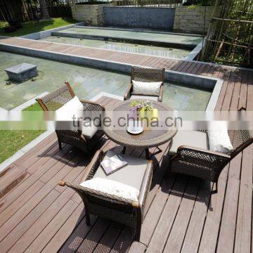 Wholesale Excellent Waterproof Garden Outdoor Wicker Furniture Table Set photo-3