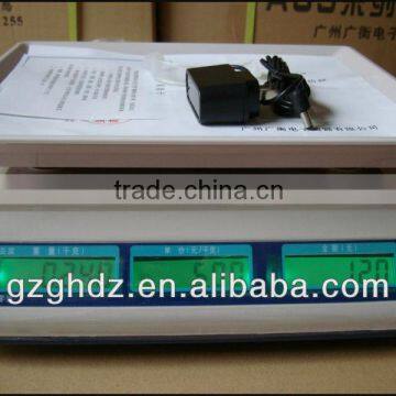 30 lb Dual Range Price Computing Meat Digital Scale-lbs,kgs,ozs From