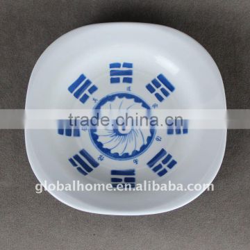 melamine square dinner plate