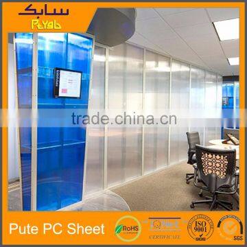 soundproofing twin wall polycarboante panel cut to size plastic room divider