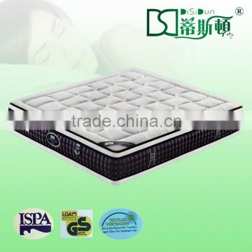 Promoted pocket spring roll pack mattress,roll pack machine mattress,roll mattress DS-A917